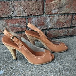 Isabella Fiore Open Toe Slingbacks